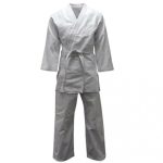 White Judo Gi with Matching Belt