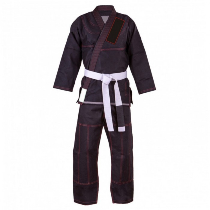 05-700x700 Black Jiu-Jitsu Gi with White Belt - Image 1