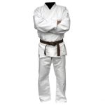 Classic White Judo Gi with Brown Belt